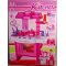Duża różowa kuchnia dla dziewczynki na baterie z akcesoriami 0021